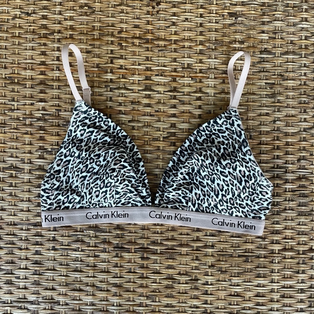 Calvin Klein Cheetah Bra